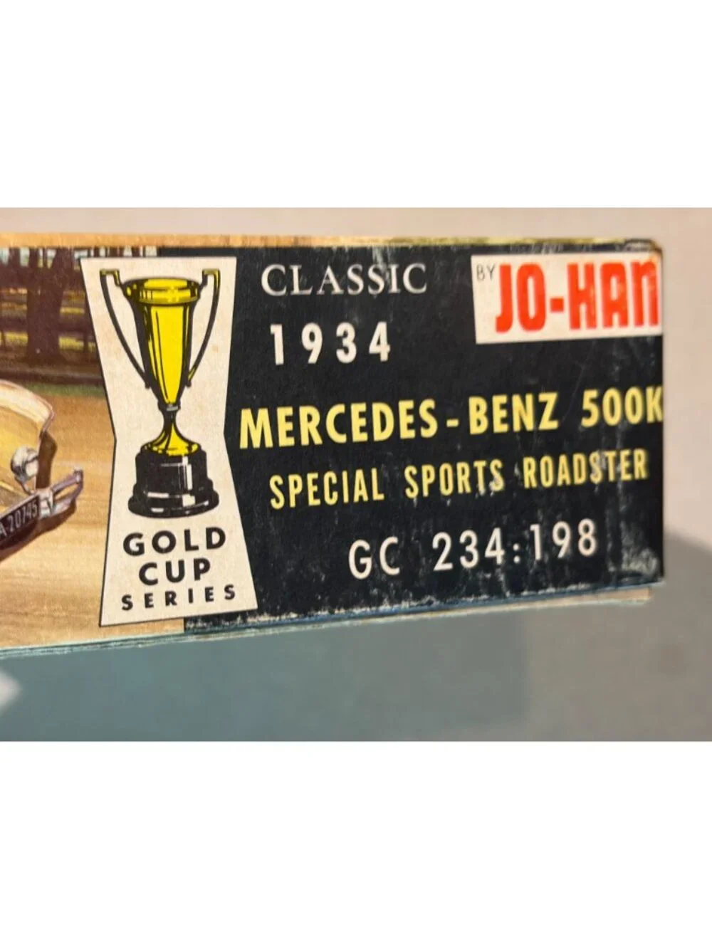Vintage Jo-Han 1/25 1934 Mercedes-Benz 500K Special Sports Roadster Kit GC-234